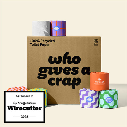 100% Recycled Toilet Paper